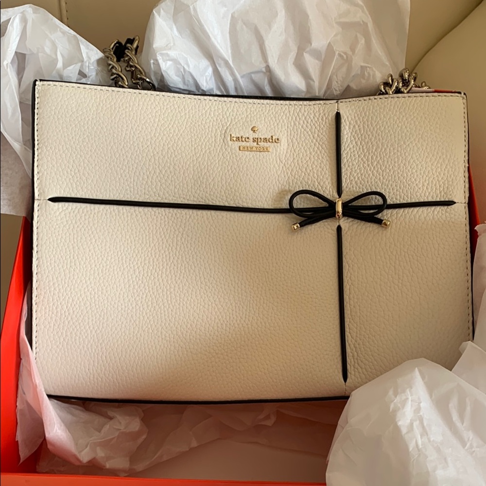 Kate Spade White and Black Women's Bag